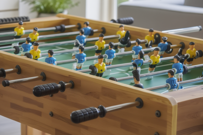 Baby-Foot en Bois Poli